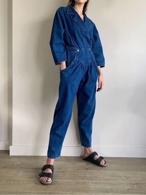 Mizz Lizz Vintage Denim Jumpsuit XS